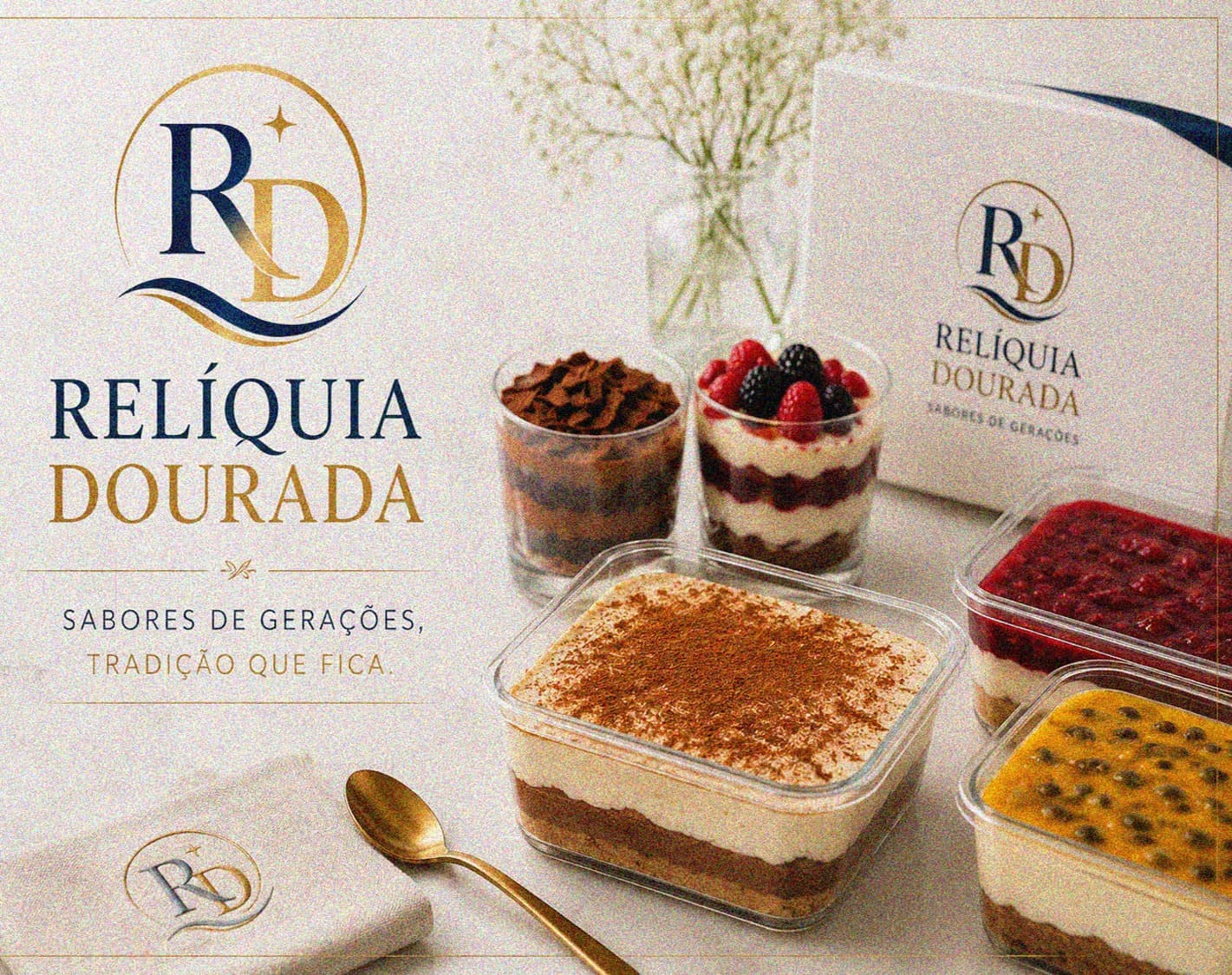 Sobremesas Relíquia Dourada